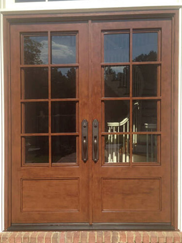 entry doors with medium wood