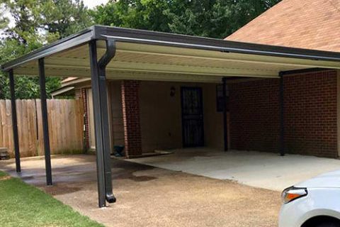 Bronze Double Carport Cover By Maclin Security Doors